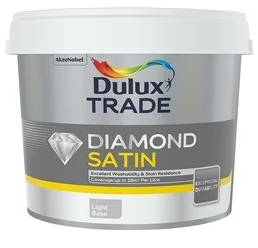 Фарба Dulux Trade Diamond Satin Base Light (A) напівмат 1 л 1,5 кг
